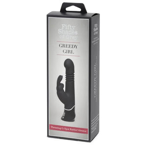 Fifty Shades of Grey Greedy Girl Thrusting Rabbit Vibrator - MyPleasure