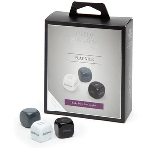 Fifty Shades of Grey Play Nice Kinky Dice for Couples - MyPleasure