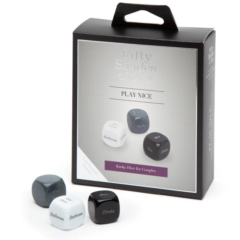 Fifty Shades of Grey Play Nice Kinky Dice for Couples - Games