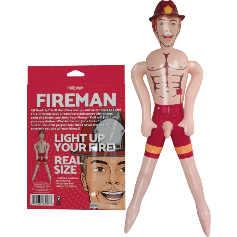 Fireman - Inflatable Party Doll - Gag Gifts & Novelties