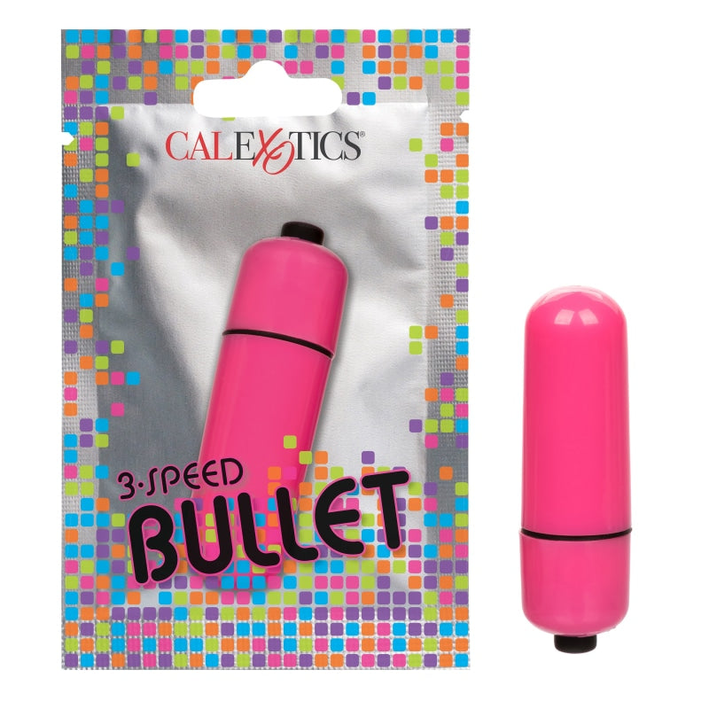 Foil Pack 3-Speed Bullet - Pink - Eggs & Bullets