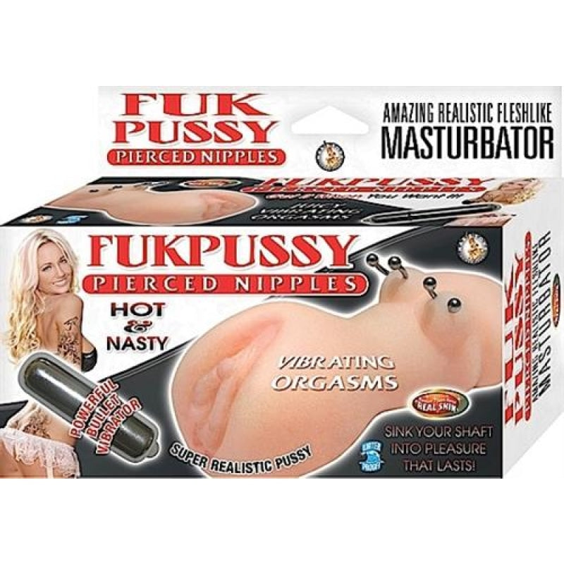 Fukpussy Pierced Nipples - Flesh