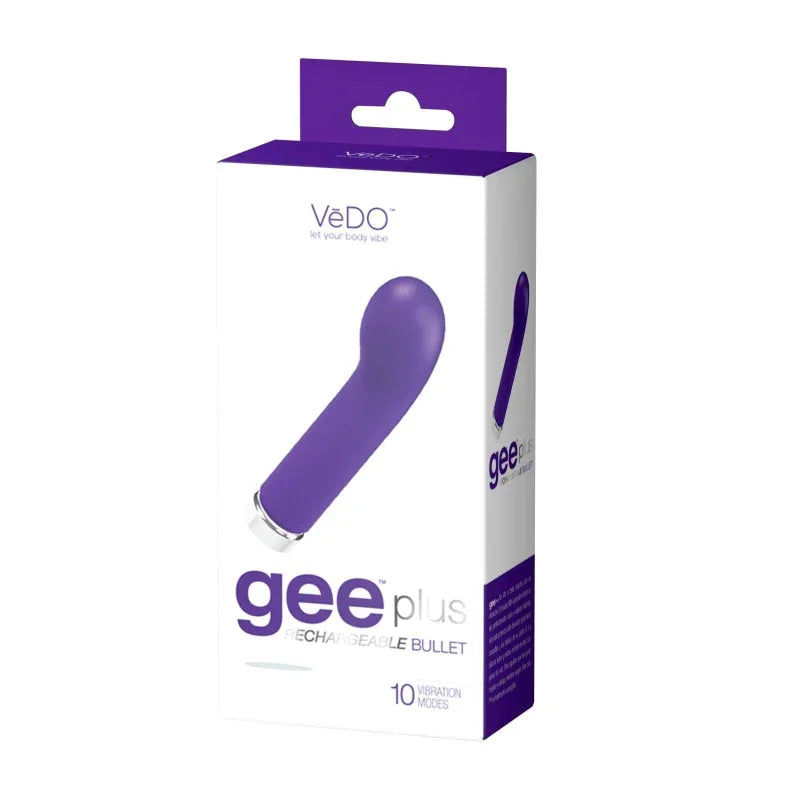 Gee Plus Rechargeable Mini Vibe - Into You Indigo - MyPleasure