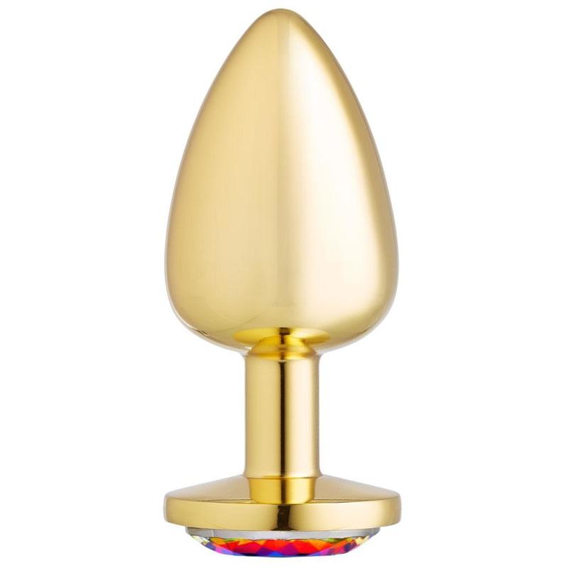 Gems Large Gold Anal Plug - Anal Toys & Stimulators