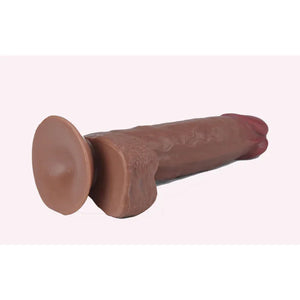 Get Lucky 7.5 Inch Real Skin Dong - Light Brown - MyPleasure