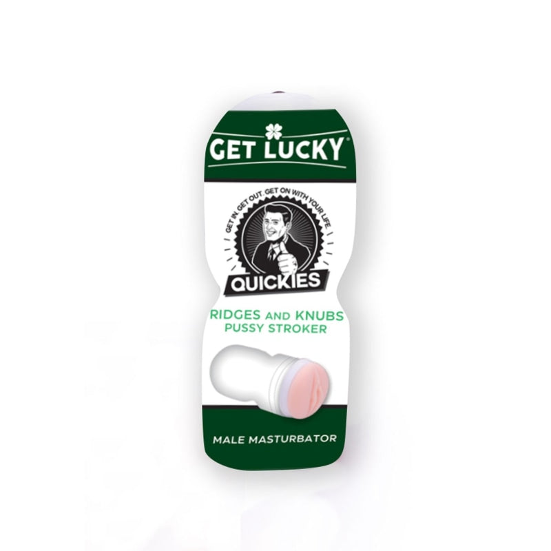 Get Lucky Quickies Ridges and Knubs Pussy Stroker - Masturbation Aids for Males