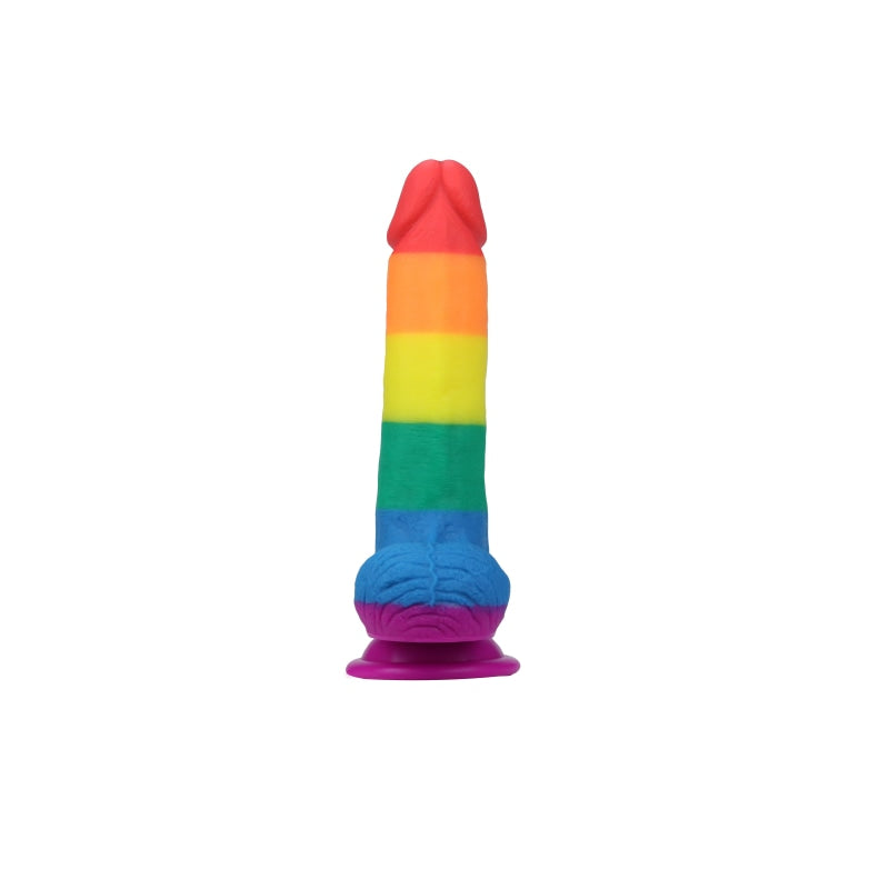 Get Lucky Real Skin - Pride 7.5 Inch - Dildos & Dongs