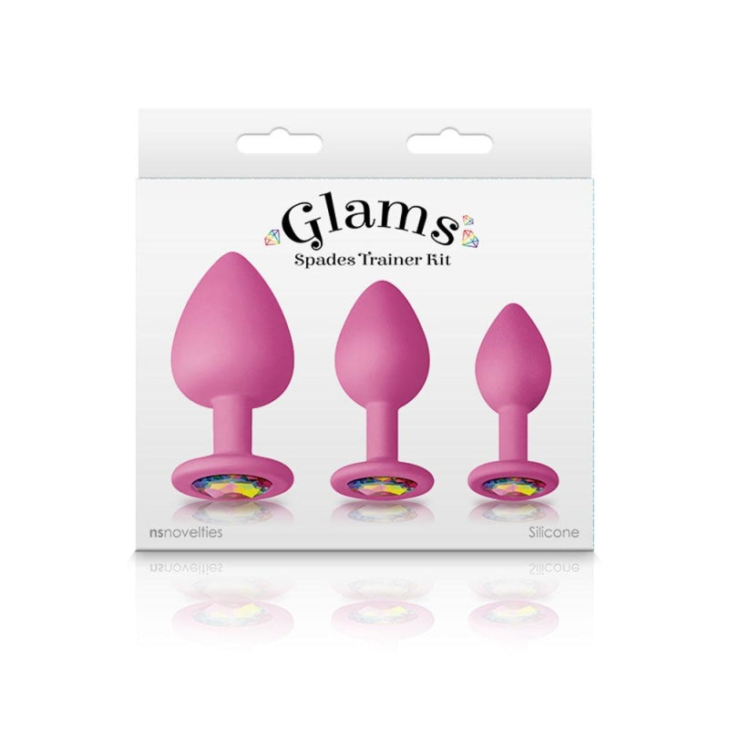 Glams - Spades Trainer Kit - Pink - Dildos & Dongs Anal