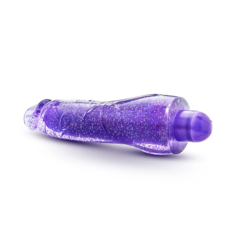 Glow Dicks - Molly Glitter Vibrator - Purple