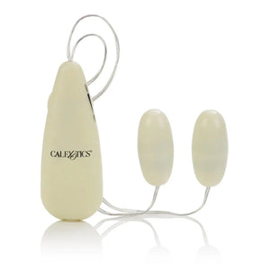 Glow-in-the-Dark Pocket Exotics Vibrating Glowing Double Bullets - MyPleasure
