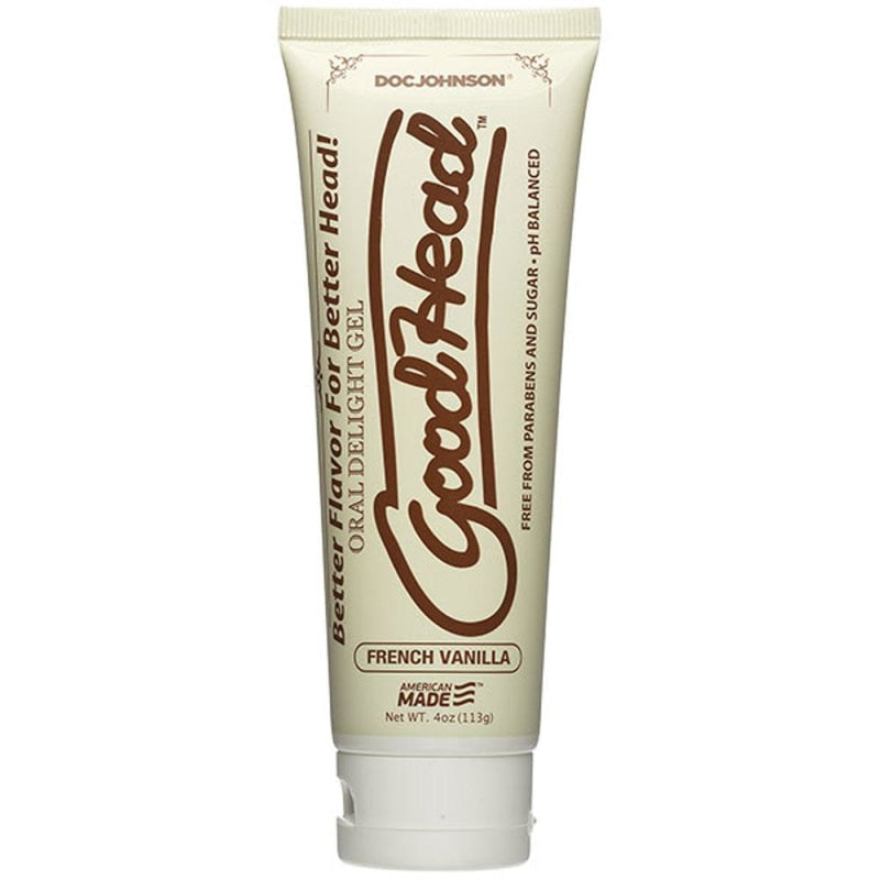 Goodhead - Oral Delight Gel - 4 Oz Tube - French  Vanilla