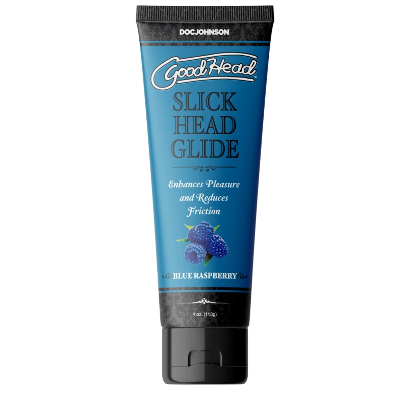 Goodhead - Slick Head Glide - Blue Raspberry - 4 Oz - Lubricants Creams & Glides