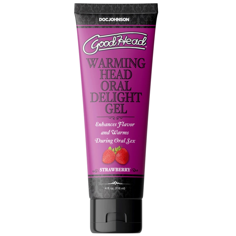 Goodhead - Warming Head Oral Delight Gel - Strawberry - 4 Fl. Oz. - Lubricants Creams & Glides