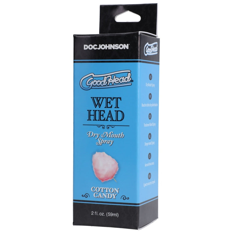 Goodhead - Wet Head - Dry Mouth Spray - Cotton Candy - 2 Fl. Oz. (59ml) - Lubricants Creams & Glides