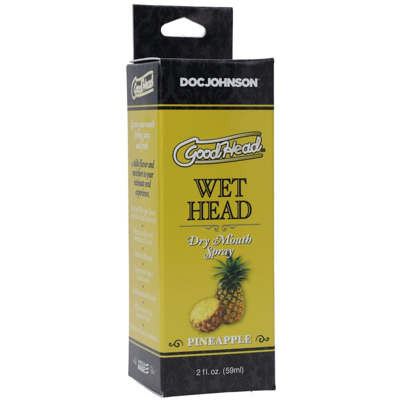 Goodhead - Wet Head - Dry Mouth Spray - Pineapple - 2 Fl. Oz. - Lubricants Creams & Glides