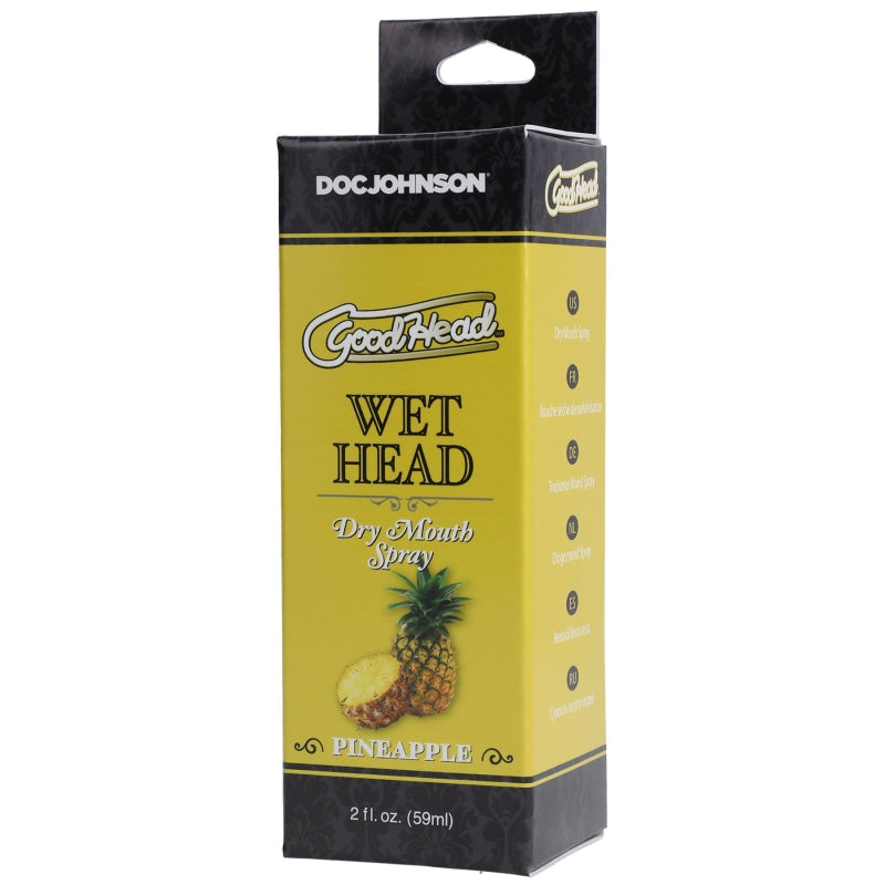 Goodhead - Wet Head - Dry Mouth Spray - Pineapple - 2 Fl. Oz. - Lubricants Creams & Glides