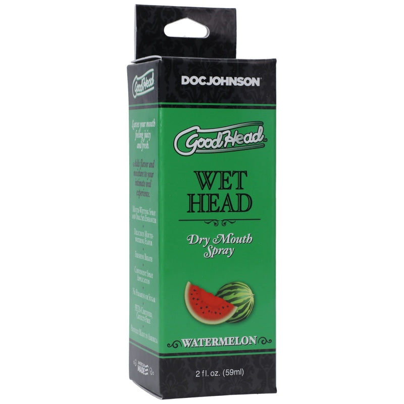 Goodhead - Wet Head - Dry Mouth Spray - Watermelon - 2 Fl. Oz. - Lubricants Creams & Glides