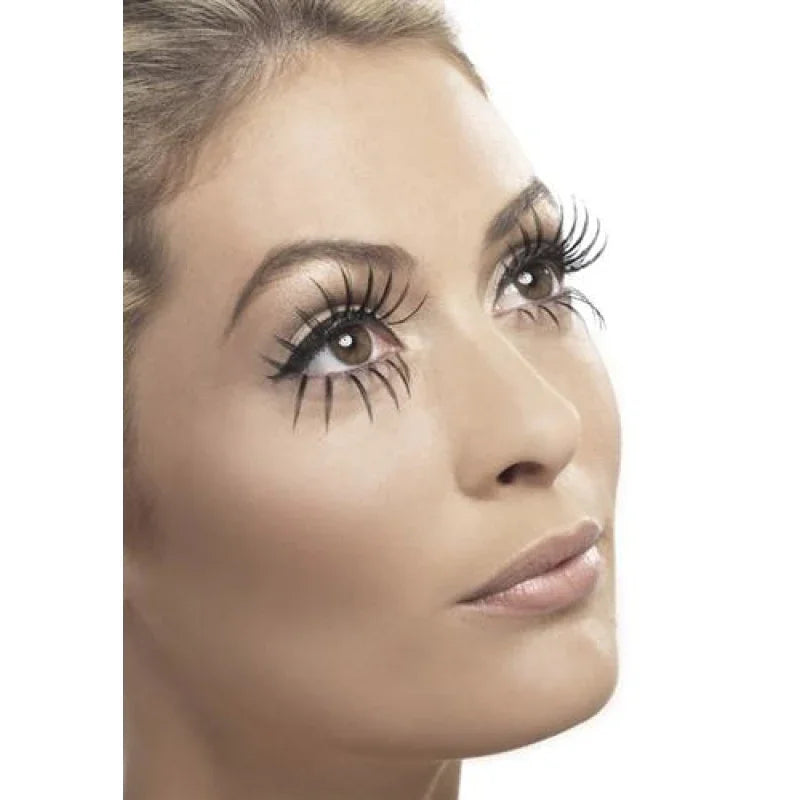 Gothic Manor Ghost Bride Eyelashes - Black - MyPleasure