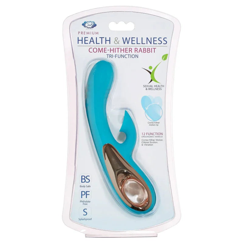 Health and Wellness Come Hither Rabbit Tri-Function - MyPleasure