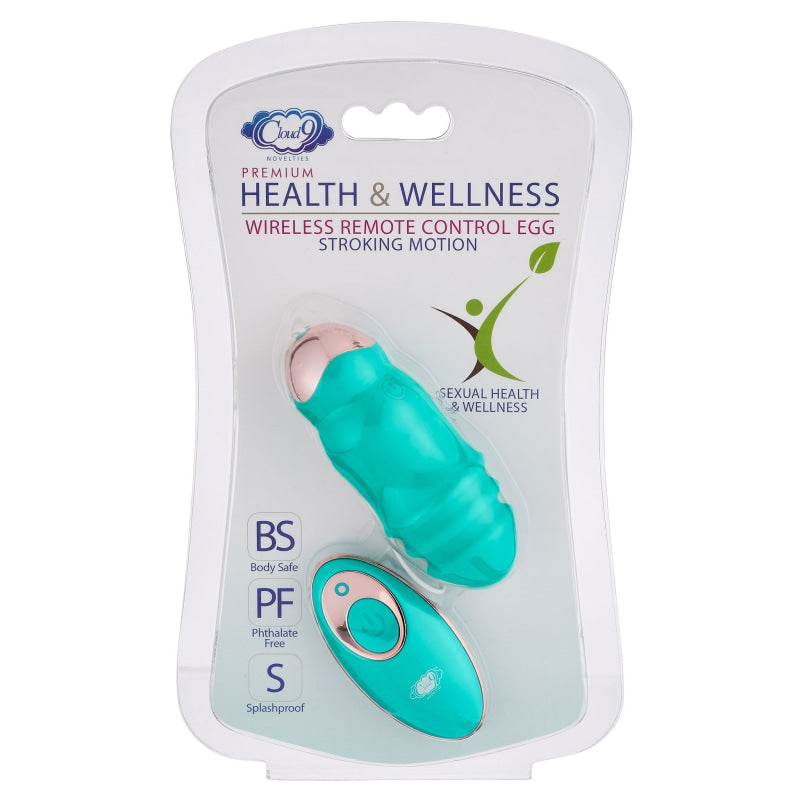 Health and Wellness Wireless Remote Control Egg - Stroking Motion - Eggs & Bullets