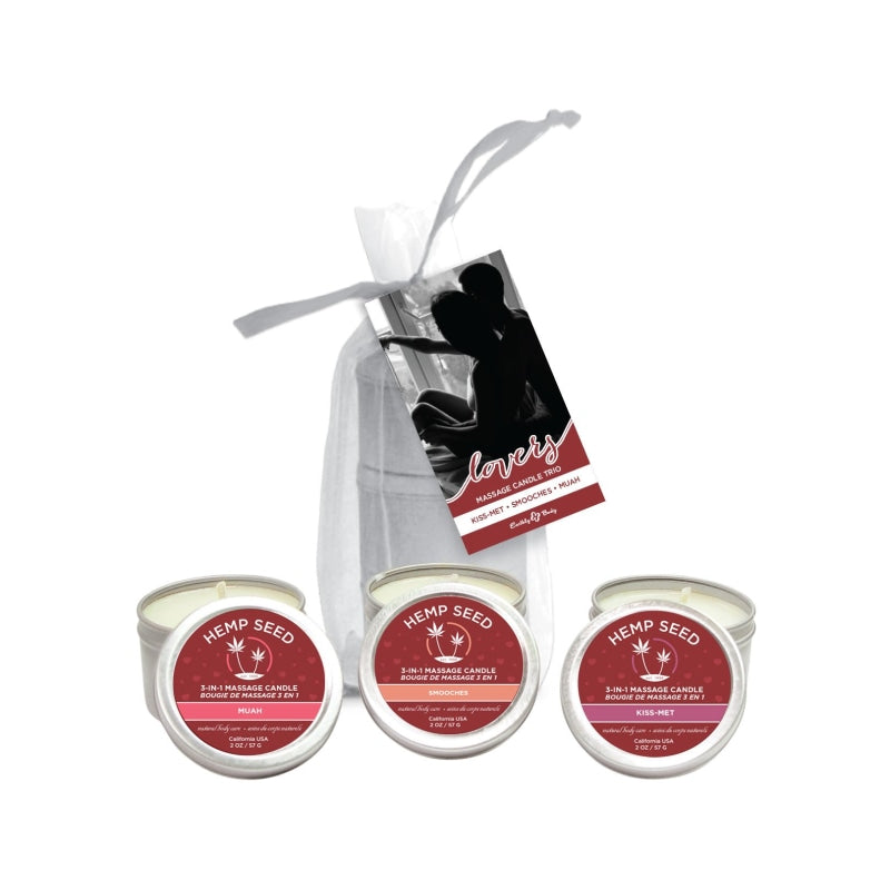 Heart Candle Trio - 3-in-1 - 2 Oz. Candles - Bath & Body