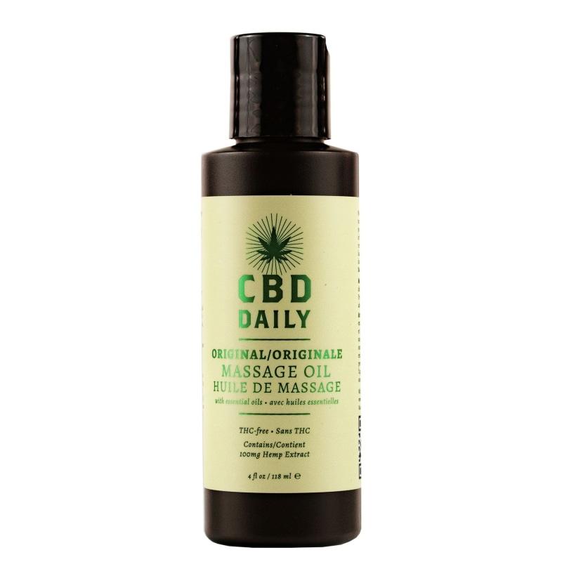 Hemp Daily Massage Oil 100mg 4oz / 118ml EB-CBDMAS001