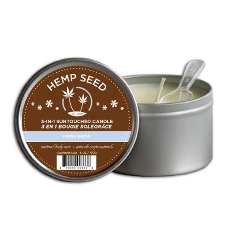 Hemp Seed 3 in 1 Candle Sunsational 6 Oz EB-HSC046