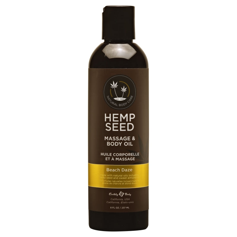 Hemp Seed Massage and Body Oil Beach Daze - Hemp Products