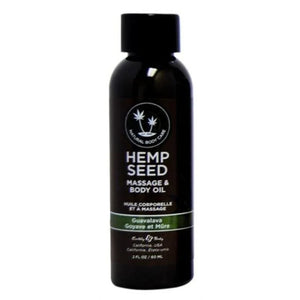 Hemp Seed Massage Oil - 2 Fl. Oz. - Guavalava - MyPleasure