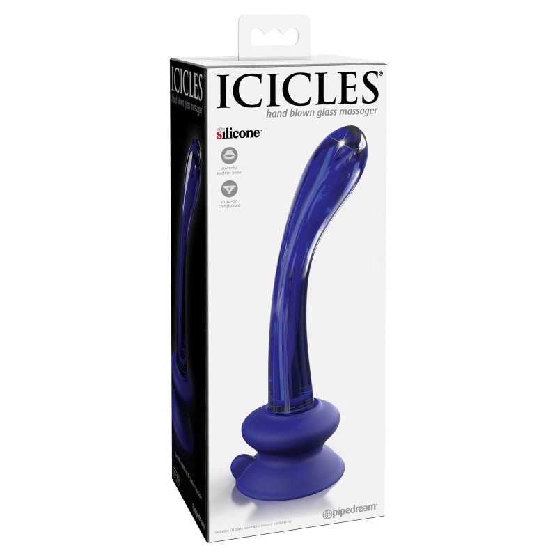 Icicles No. 89 - With Silicone Suction Cup -  Purple