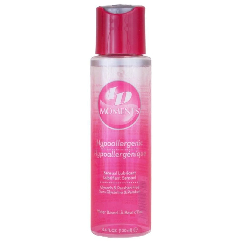 ID Moments Hypoallergenic Water Based Lubricant 4.4 Fl Oz. / 130ml ID-HWA-A4