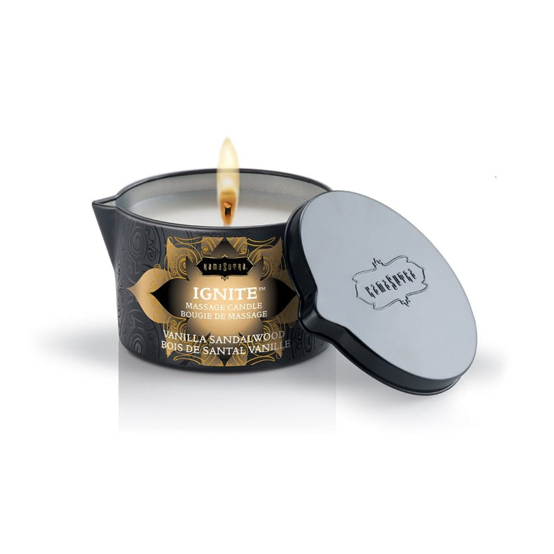 Ignite Vanilla Sandalwood Massage Candle - 6 Oz.