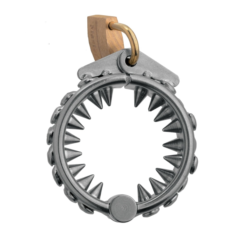 Impaler Locking Cbt Ring With Spikes - Bondage & Fetish Toys