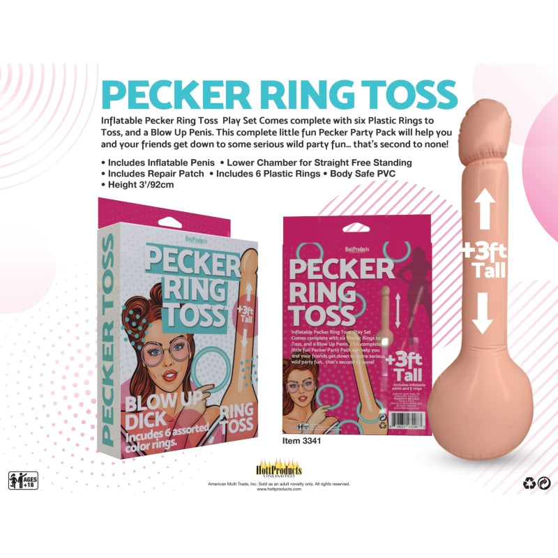 Inflatable Pecker Ring Toss - Games