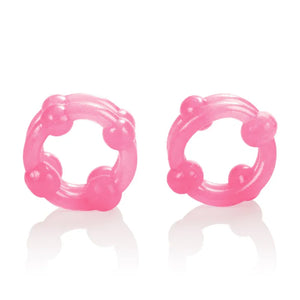 Island Rings - Double Stacker - Pink - MyPleasure