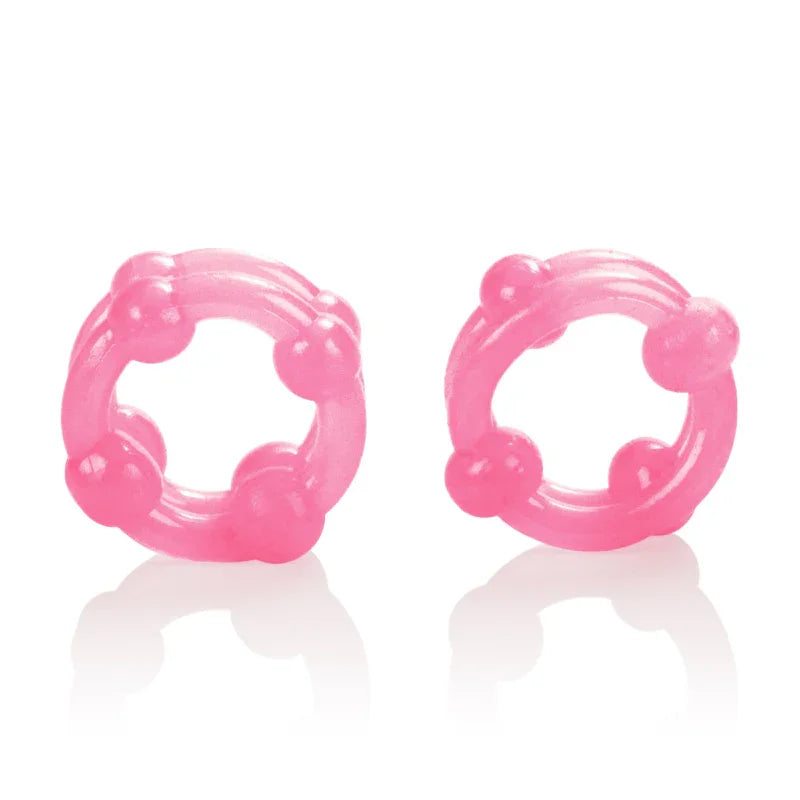Island Rings - Double Stacker - Pink - MyPleasure