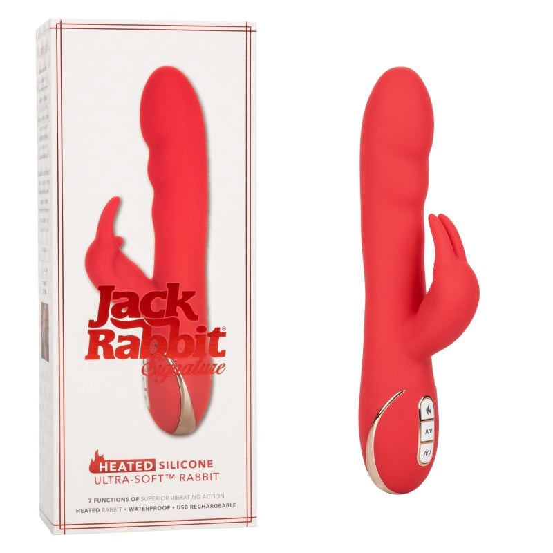Jack Rabbit Signature Heated Silicone Ultra-Soft Rabbit - Vibrators