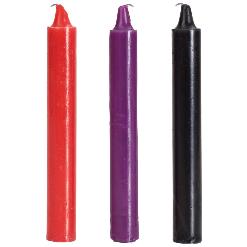 Japanese Drip Candles Set of 3 - Assorted Colors