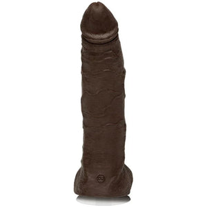Jason Luv - 10 Inch Ultraskyn Cock With Removable Vac-U-Lock Suction Cup - Chocolate - MyPleasure