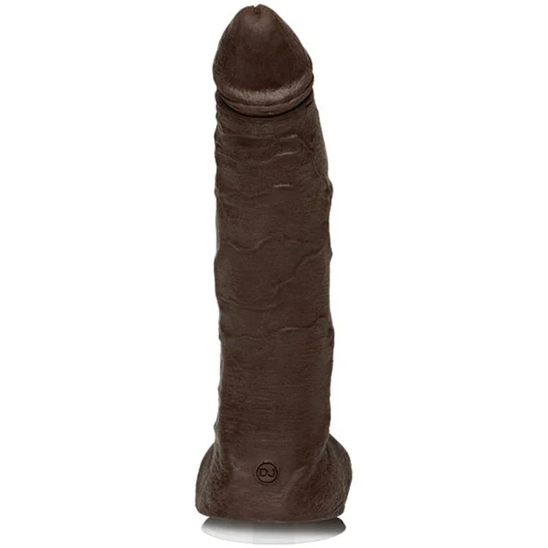 Jason Luv - 10 Inch Ultraskyn Cock With Removable Vac-U-Lock Suction Cup - Chocolate - MyPleasure