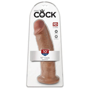 King Cock 10" Cock - Tan - MyPleasure