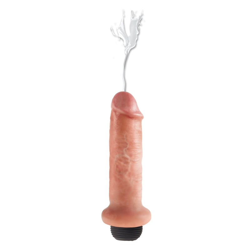 King Cock 6" Squirting Cock - Flesh