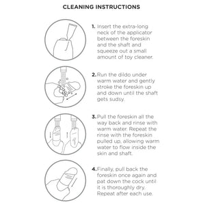 King Cock 6" Uncut - Light - MyPleasure