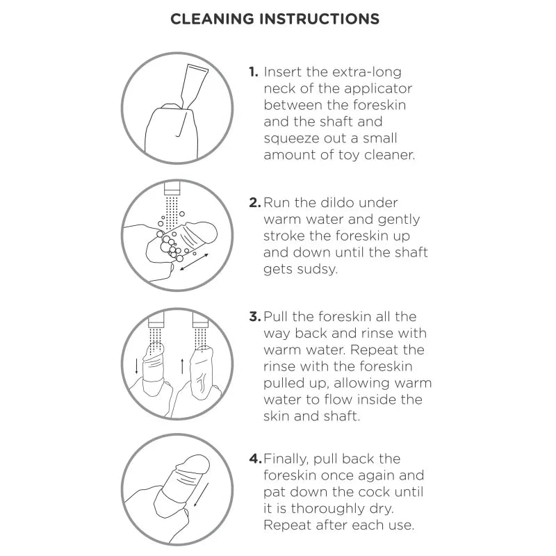 King Cock 6" Uncut - Light - MyPleasure