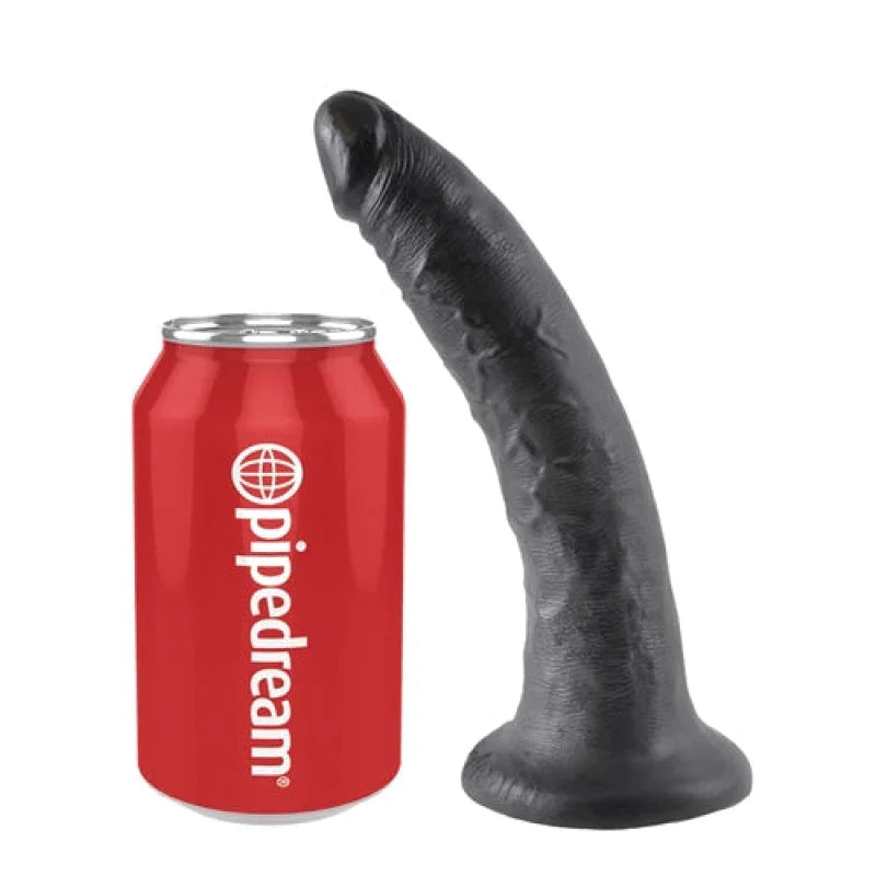 King Cock 7-Inch Cock - Black - MyPleasure