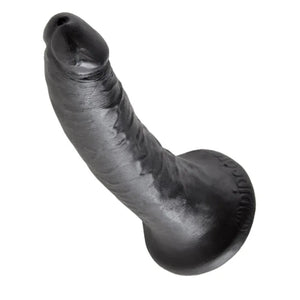 King Cock 7-Inch Cock - Black - MyPleasure