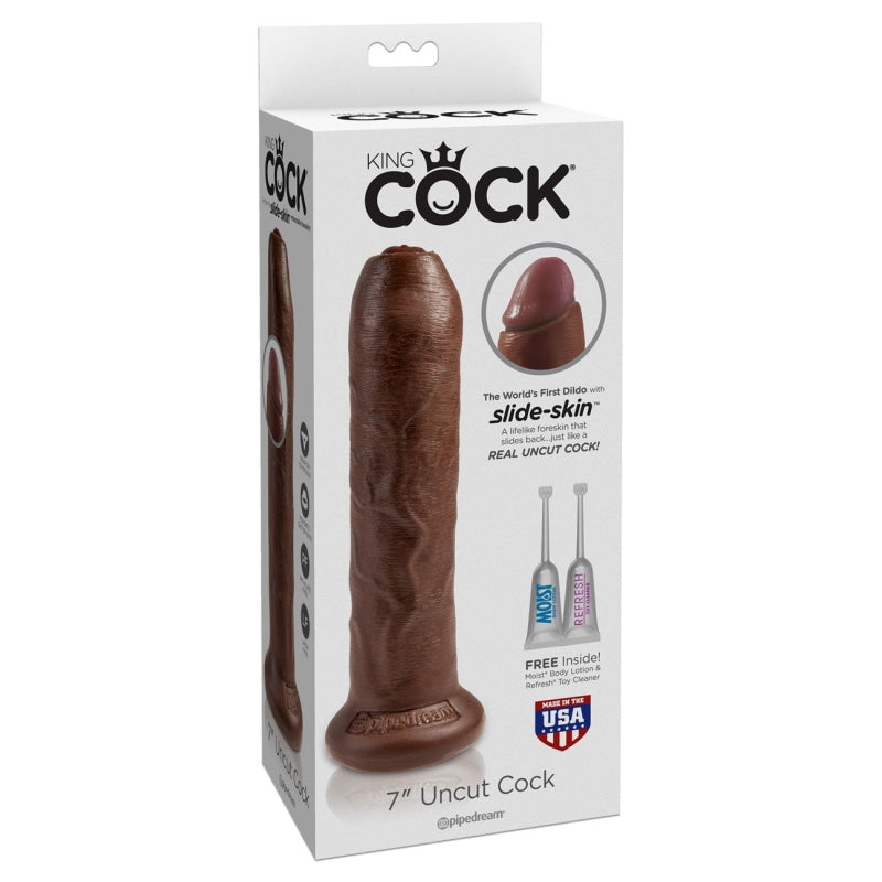 King Cock 7 Uncut - Brown PD5561-29