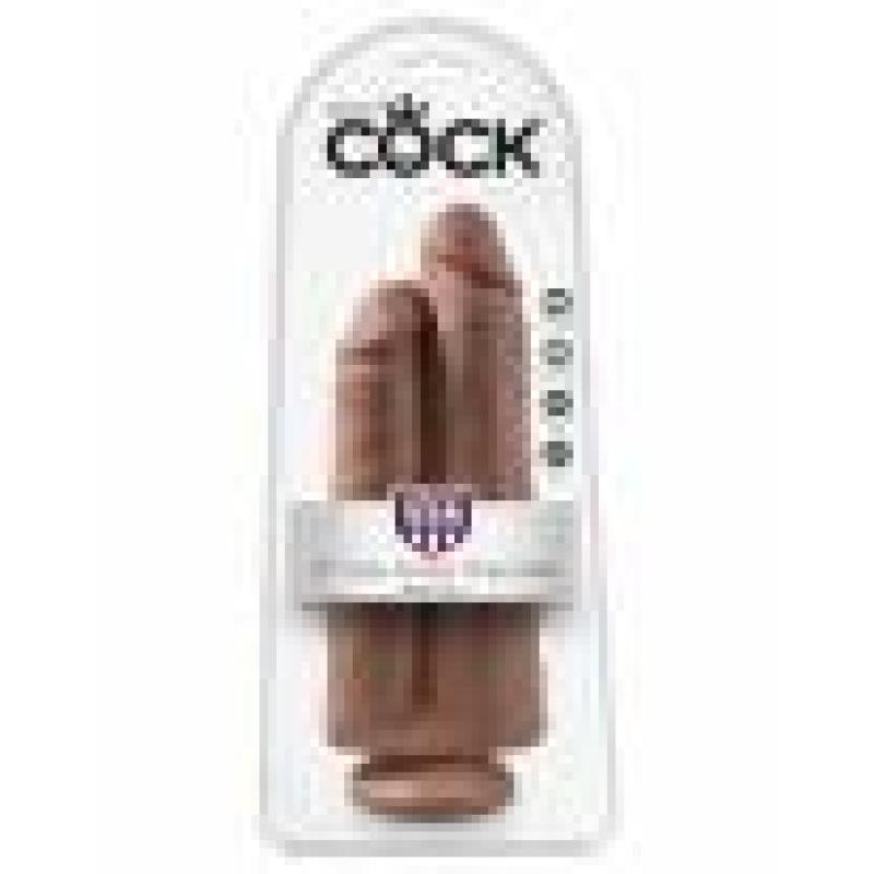 King Cock 9 Two Cocks One Hole - Tan PD5551-22