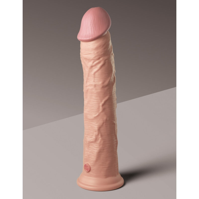 King Cock Elite 11 Inch Silicone Dual Density Cock - Light