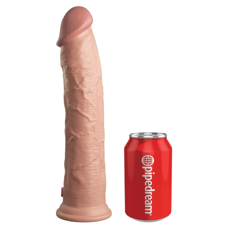 King Cock Elite 11 Inch Silicone Dual Density Cock - Light